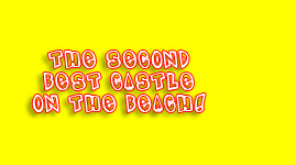 beach bouncy castle