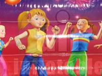 Kids disco party castle