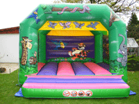 Jungle bouncy castle