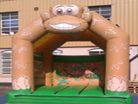 Crazy Part Dinosaur Bouncy castle