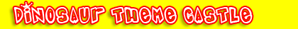 Crazy Party Dinosaur theme Bouncy Castle hire lowdham